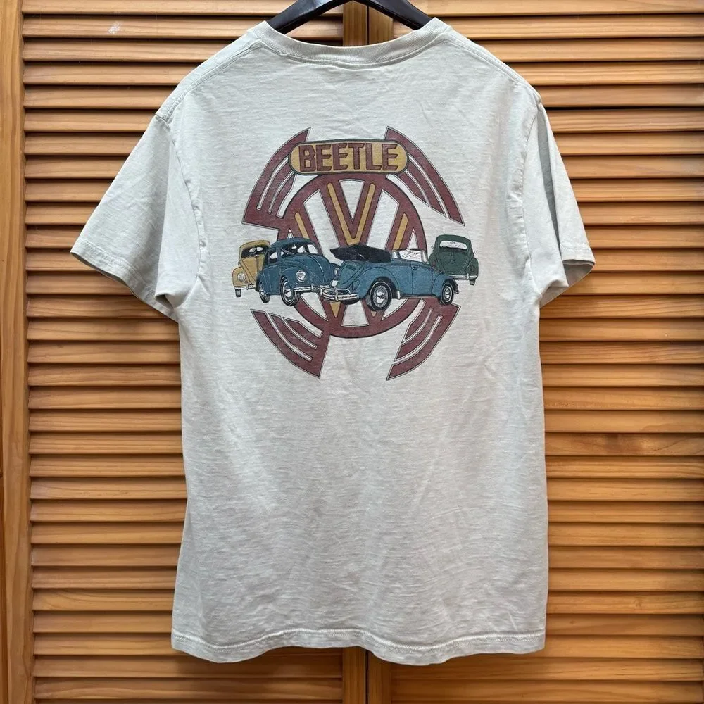 Vintage Beetle Car T-Shirt size large